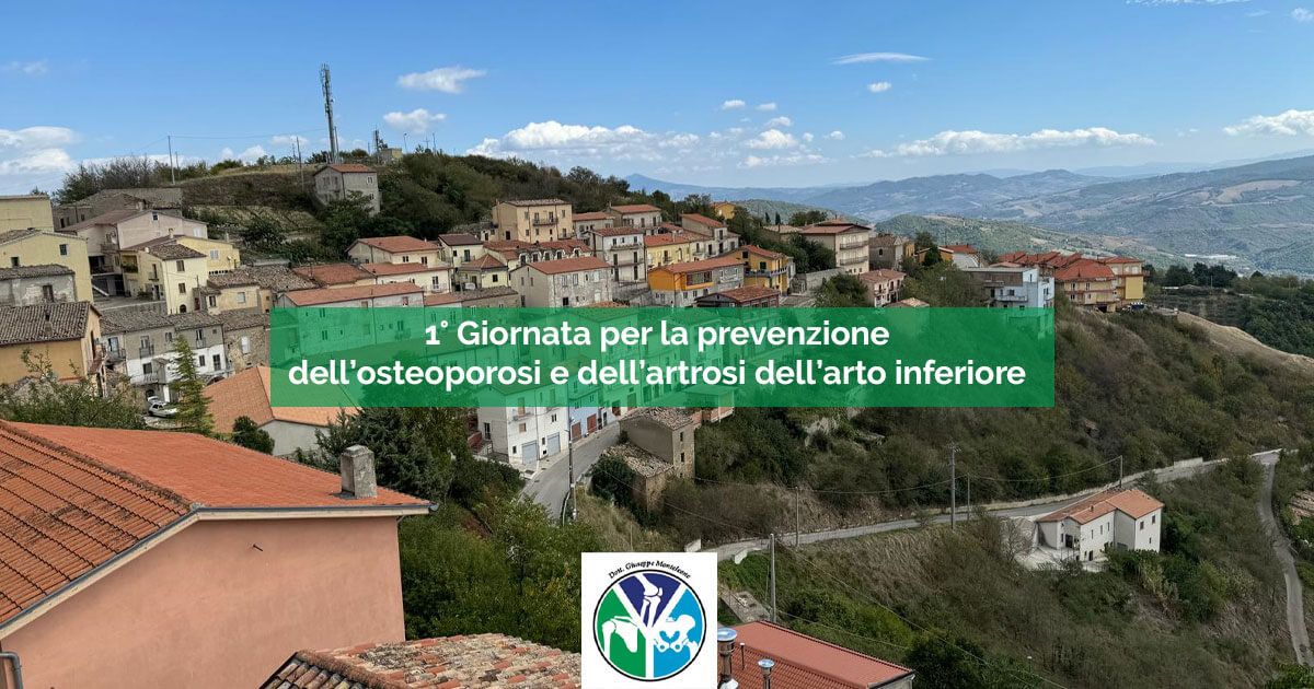 1° Giornata per la prevenzione dell’osteoporosi e dell’artrosi dell’arto inferiore