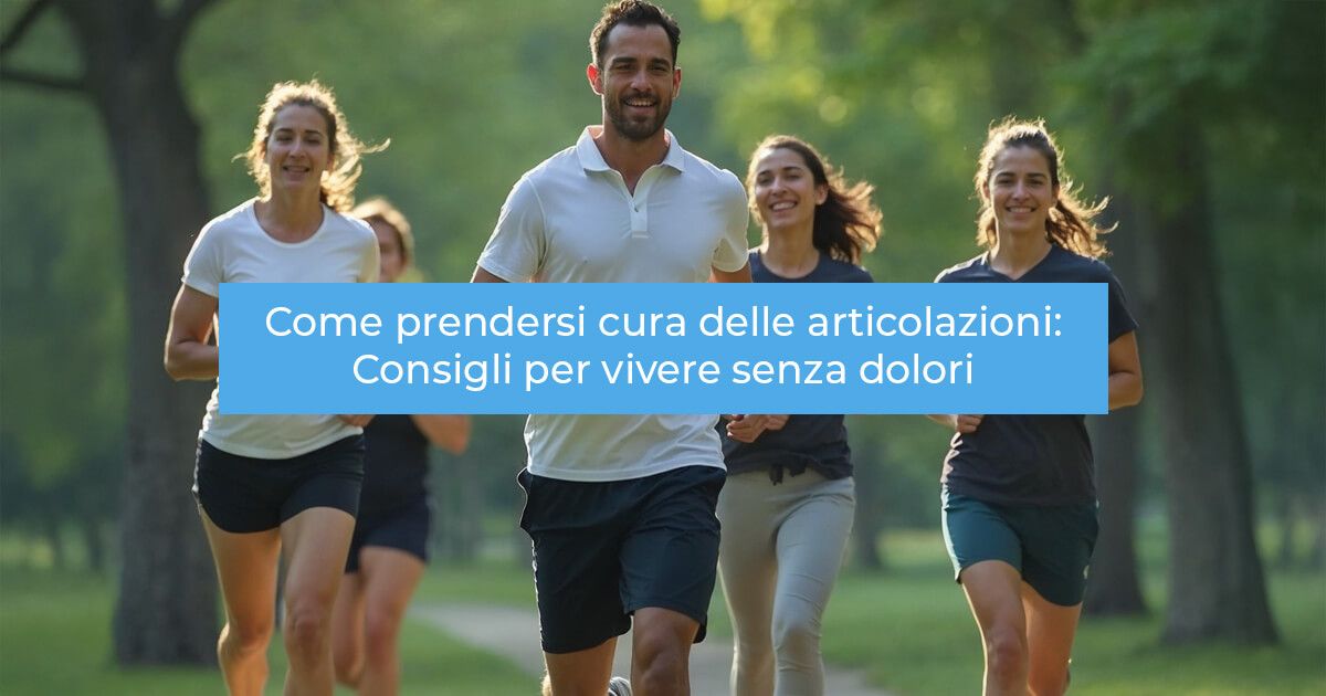 Come prendersi cura delle articolazioni